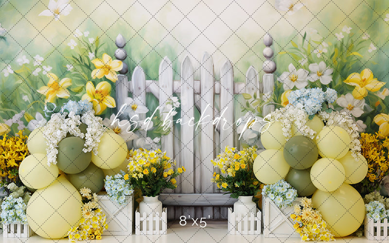 Bloom Brightly Garden - HSD Photography Backdrops 