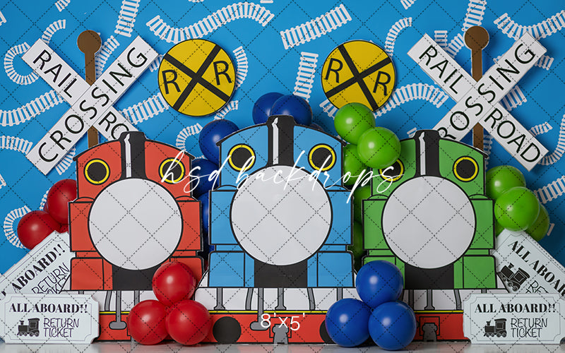 Tommy the Train - HSD Photography Backdrops 