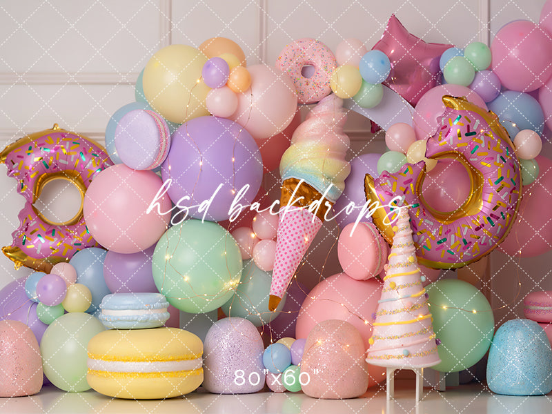 Sweet One Girls Cake Smash Birthday Photo Backdrop – HSD Photography ...
