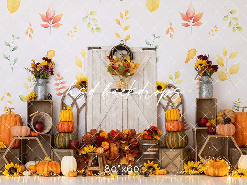 Fall Pumpkin Cake Smash Backdrop for Photography – HSD Photography ...