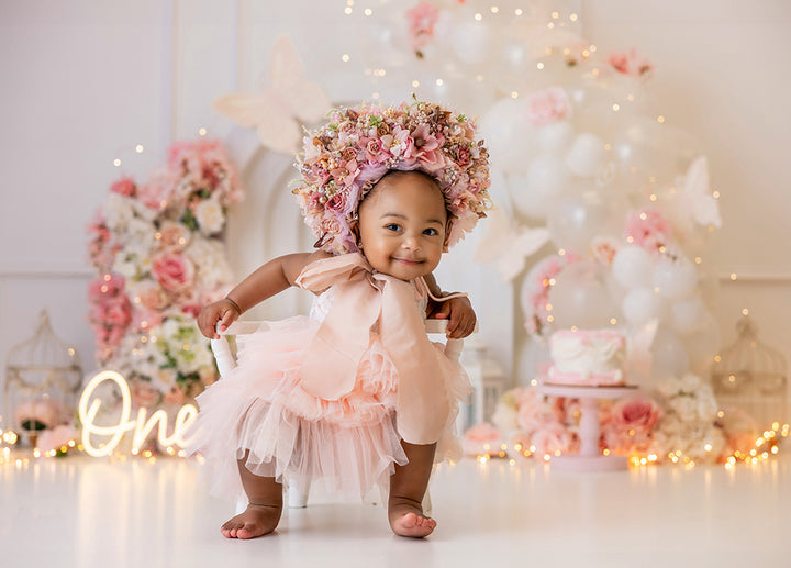 Pink Floral Perfection Cake Smash