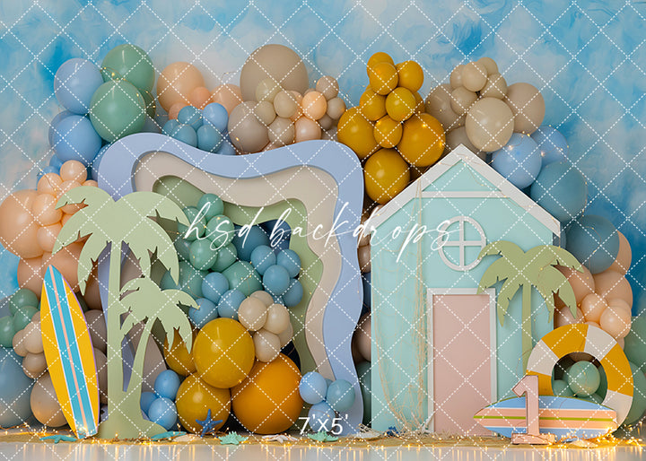 Beach Club House Cake Smash
