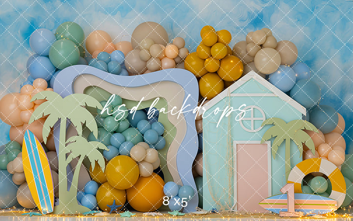 Beach Club House Cake Smash
