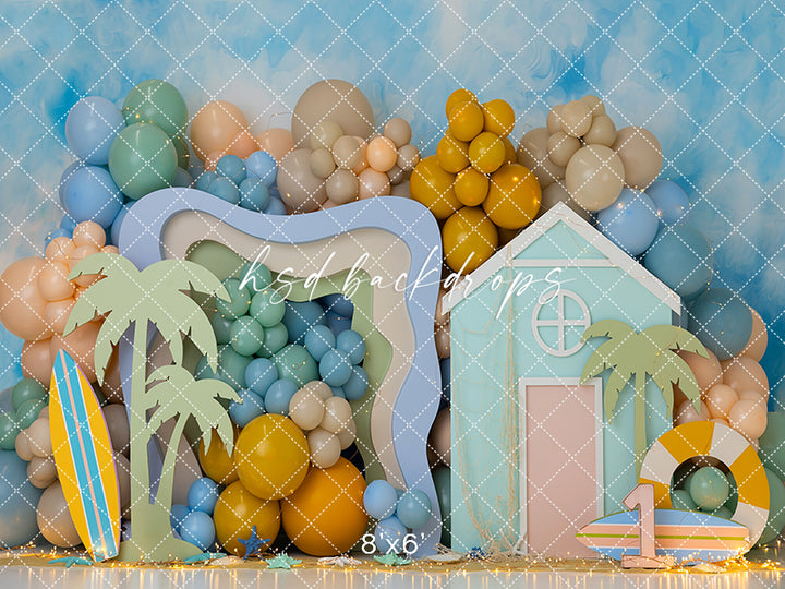 Beach Club House Cake Smash