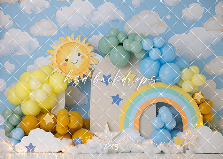Here Comes the Sun Cake Smash