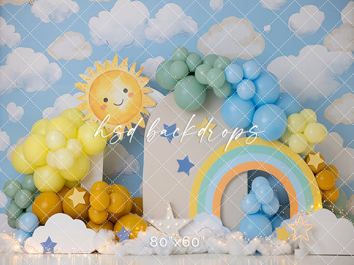 Here Comes the Sun Cake Smash