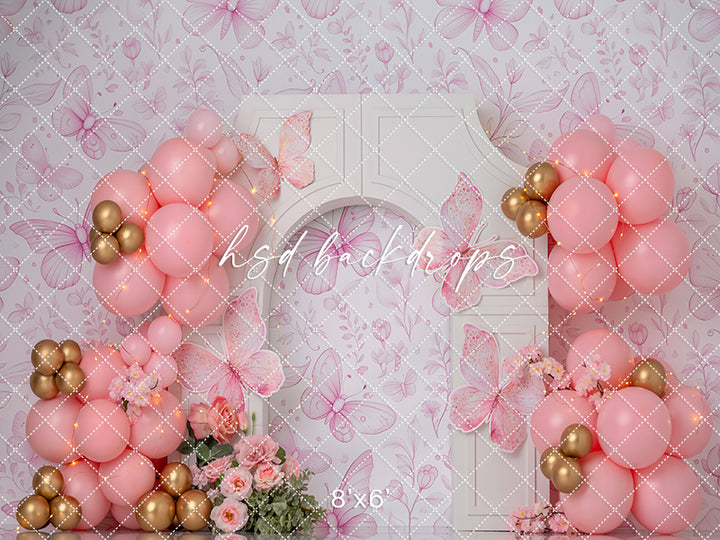 Pink Butterfly Wishes