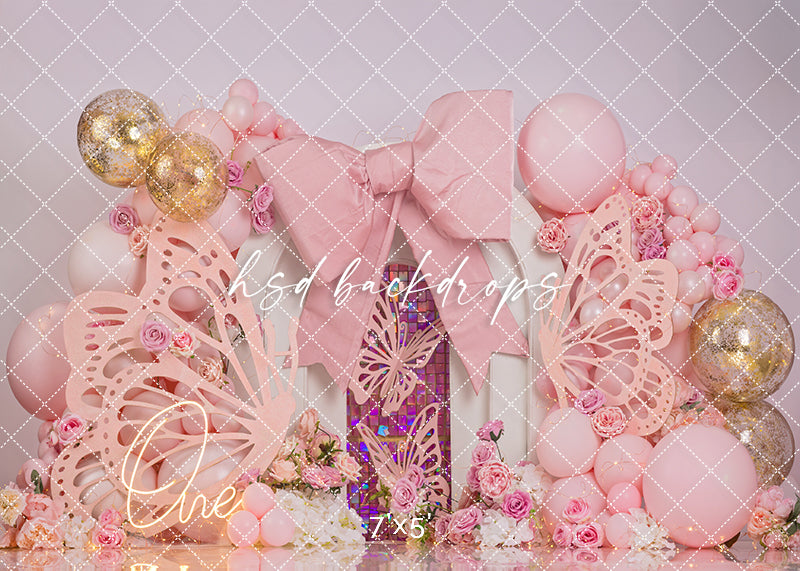 Pretty Pink Wings Cake Smash