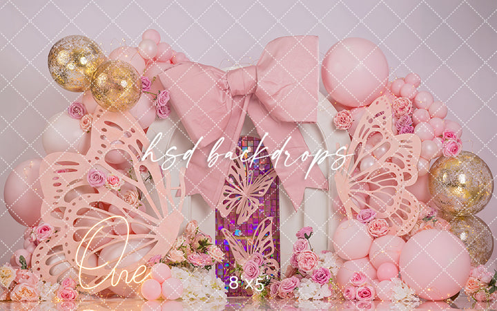 Pretty Pink Wings Cake Smash