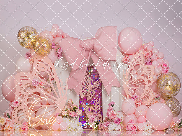 Pretty Pink Wings Cake Smash