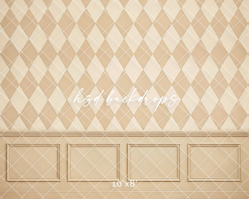 Classic Cream Harlequin Wall