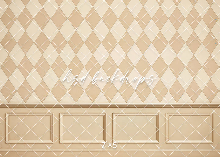 Classic Cream Harlequin Wall