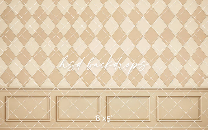 Classic Cream Harlequin Wall
