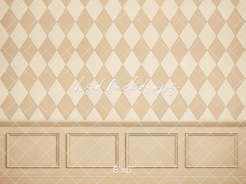 Classic Cream Harlequin Wall