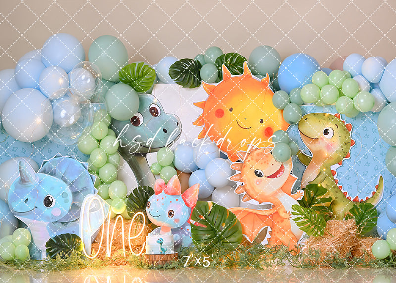 Prehistoric Party Pals – Dinosaur Birthday Backdrop