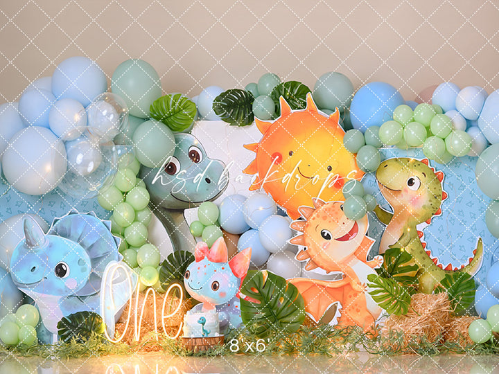 Prehistoric Party Pals – Dinosaur Birthday Backdrop