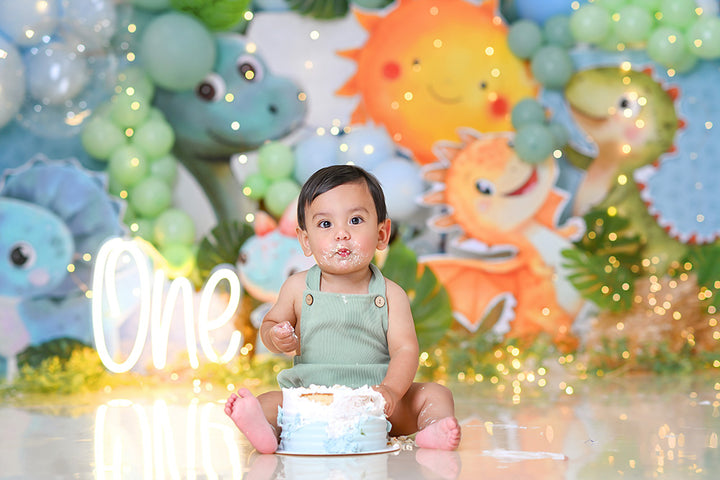 Prehistoric Party Pals – Dinosaur Birthday Backdrop