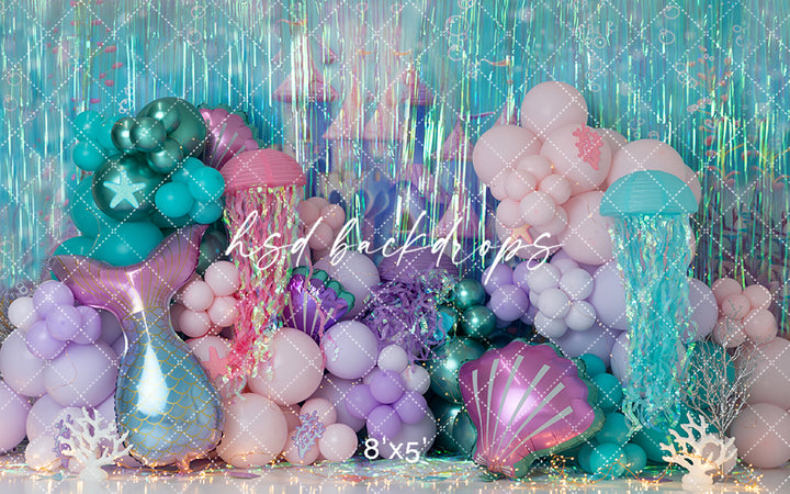 Siren’s Cove – Under the Sea Mermaid Birthday Backdrop