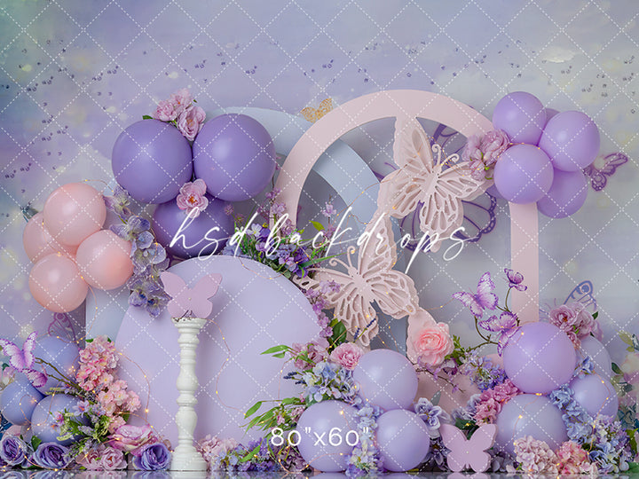Lavender Dreams – Butterfly Garden Backdrop