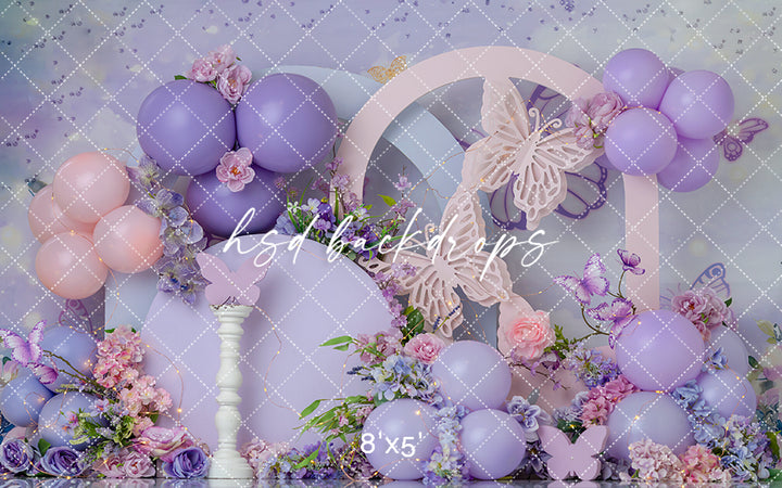 Lavender Dreams – Butterfly Garden Backdrop