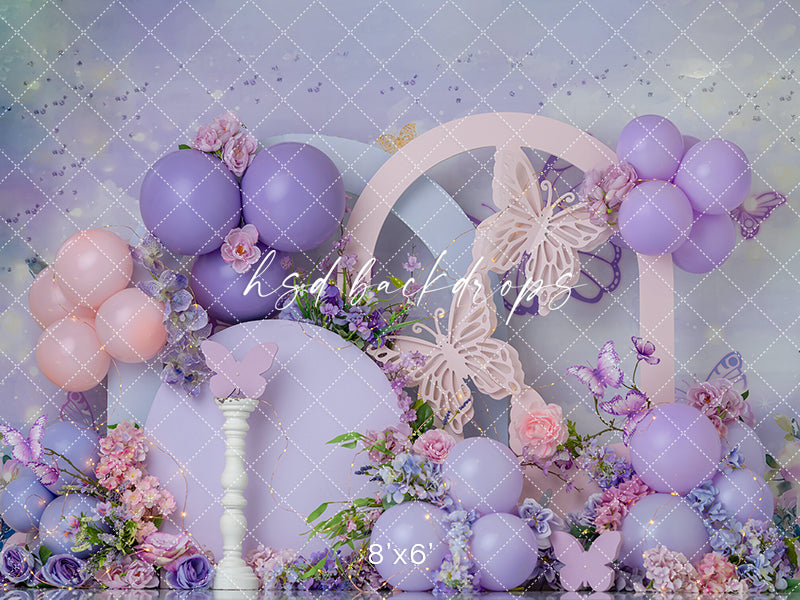 Lavender Dreams – Butterfly Garden Backdrop