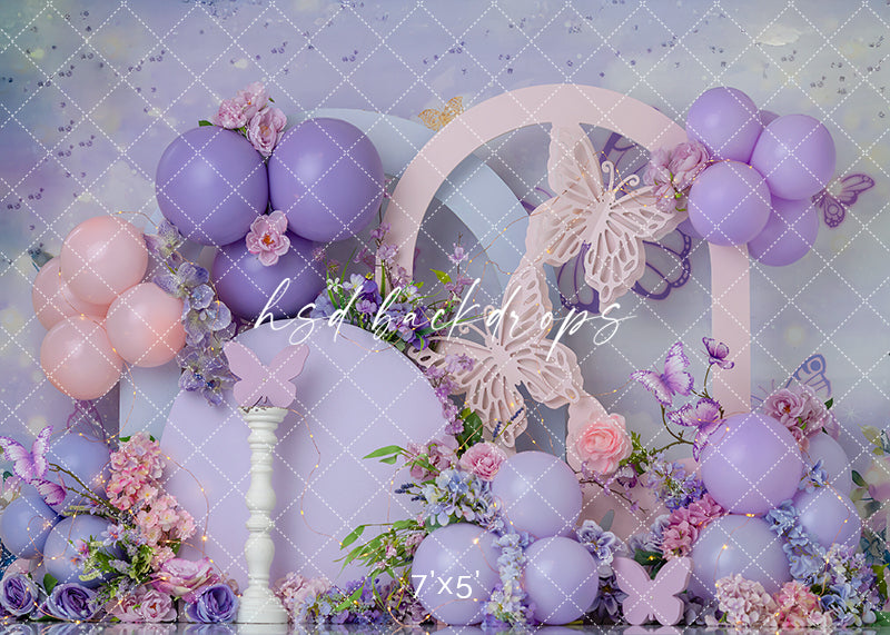 Lavender Dreams – Butterfly Garden Backdrop