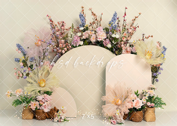 Whispering Blooms Spring Floral Arch