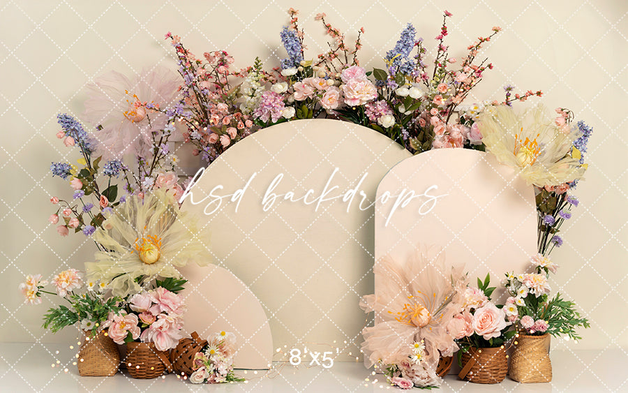 Whispering Blooms Spring Floral Arch