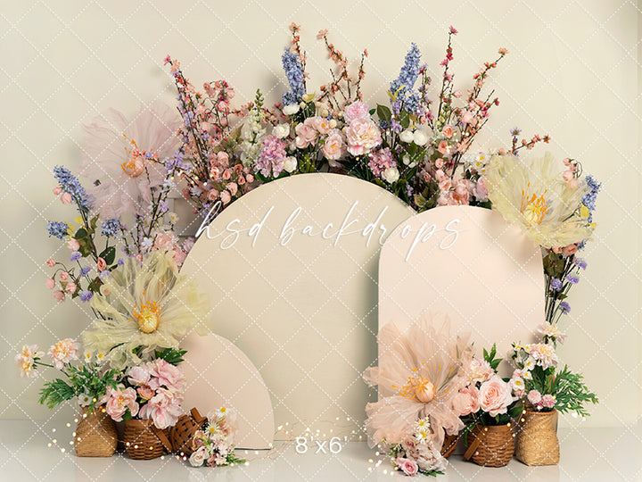 Whispering Blooms Spring Floral Arch
