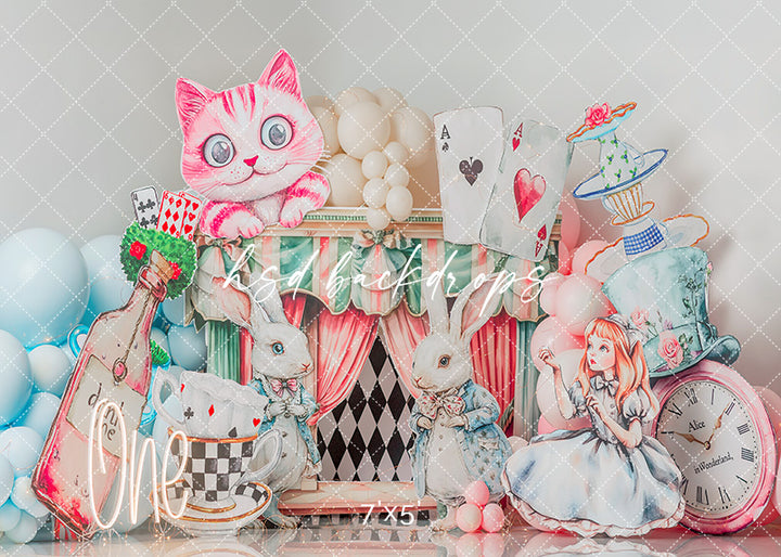 Wonderland Whimsy – Alice-Inspired Photography Backdrop
