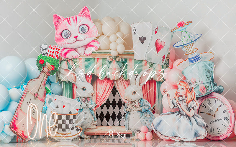 Wonderland Whimsy – Alice-Inspired Photography Backdrop