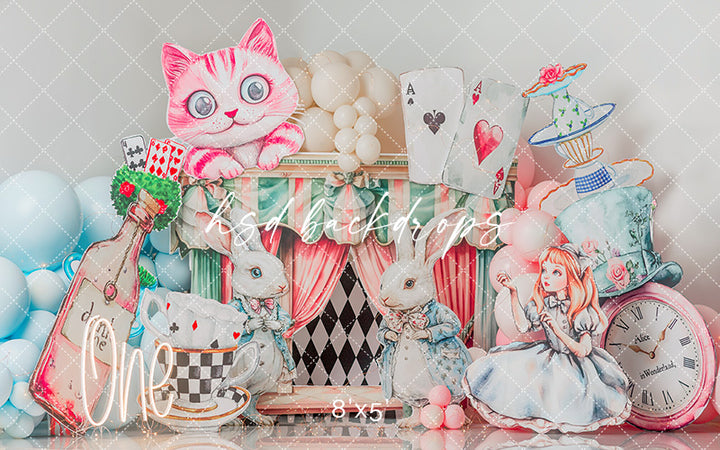 Wonderland Whimsy – Alice-Inspired Photography Backdrop