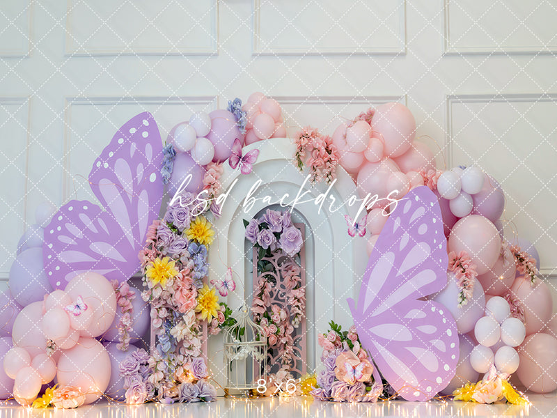 Fluttering Blossom Garden -  Butterfly Cake Smash