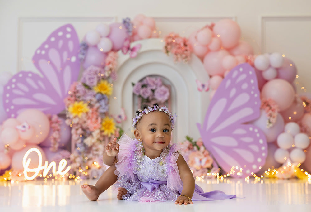 Fluttering Blossom Garden -  Butterfly Cake Smash