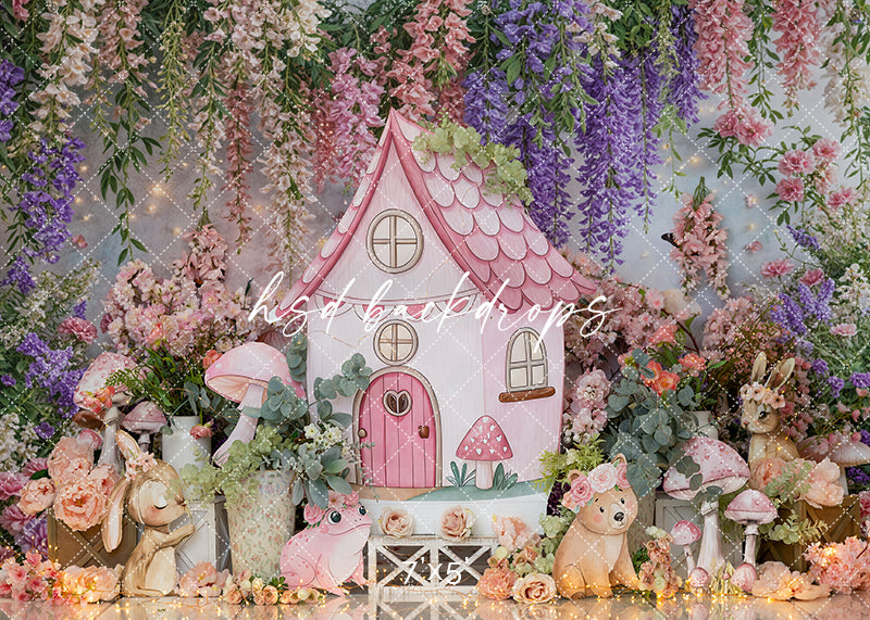 Enchanted Sprout Cottage – Cake Smash Photography Backdrop