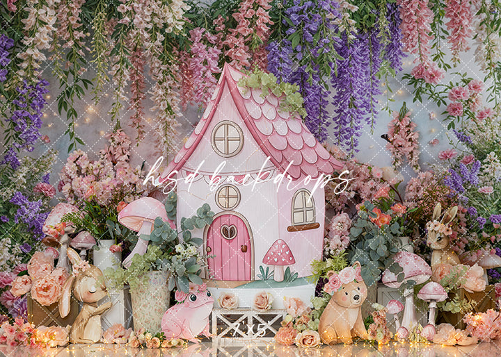 Enchanted Sprout Cottage – Cake Smash Photography Backdrop