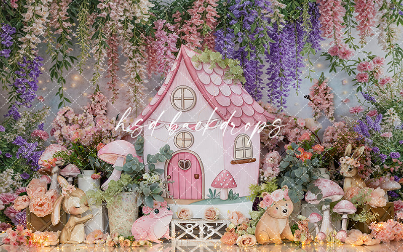 Enchanted Sprout Cottage – Cake Smash Photography Backdrop