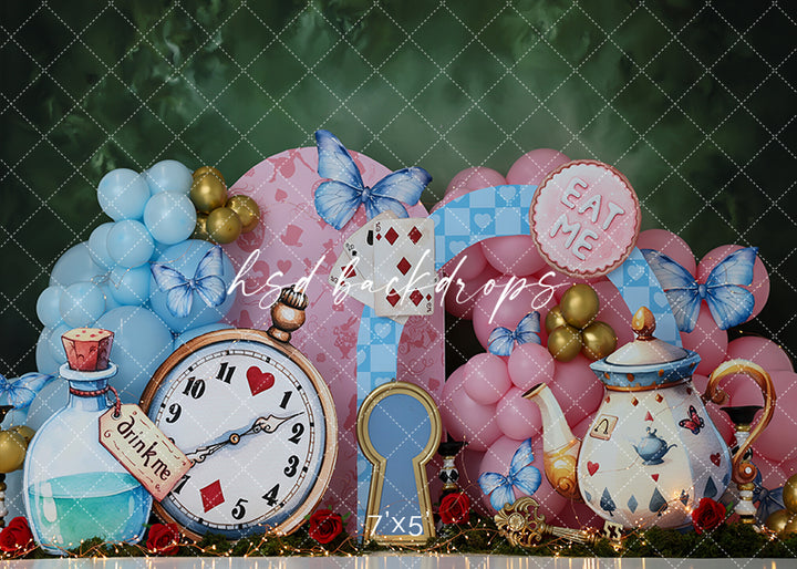 Wonderland Tea Party – Whimsical Birthday Backdrop