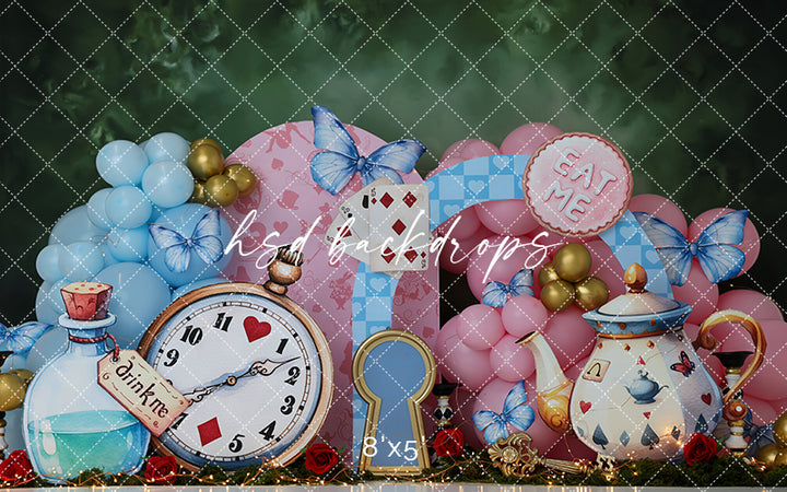 Wonderland Tea Party – Whimsical Birthday Backdrop
