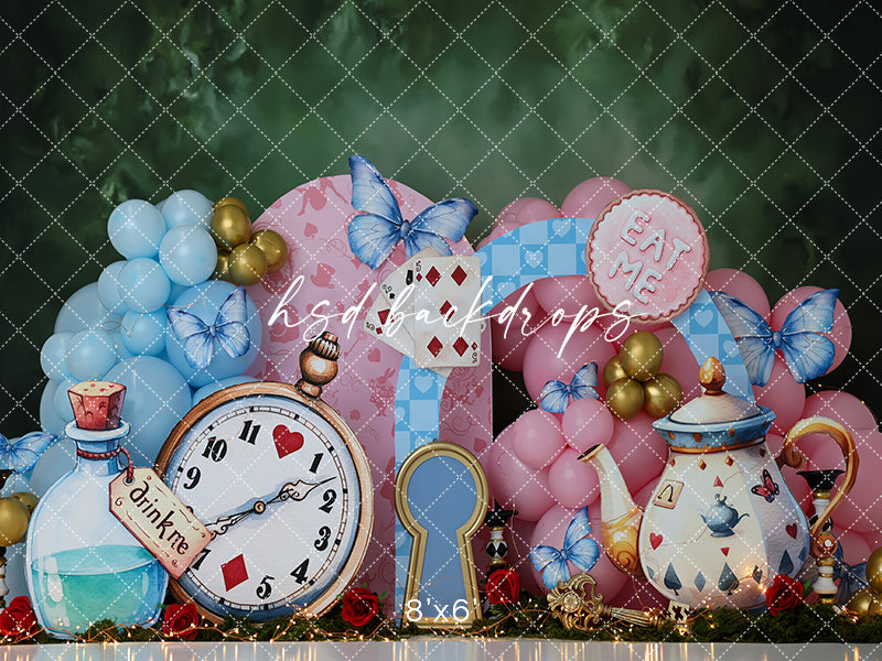 Wonderland Tea Party – Whimsical Birthday Backdrop