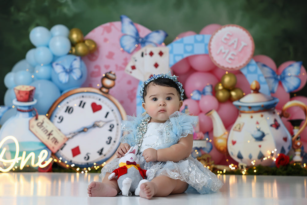 Wonderland Tea Party – Whimsical Birthday Backdrop