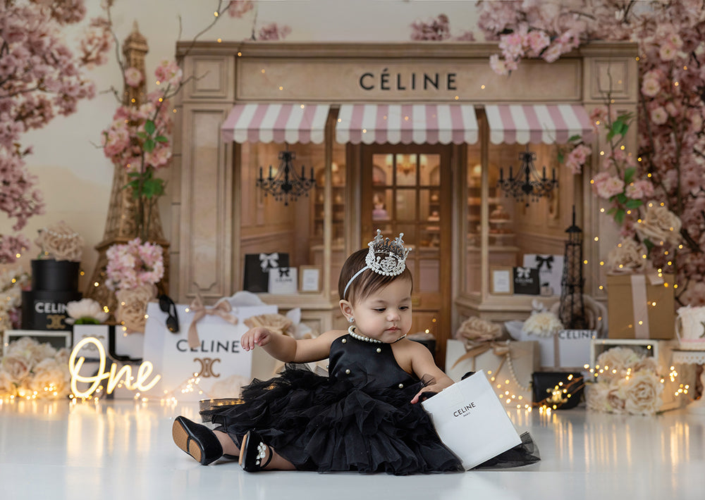La Petite Couture – Parisian Boutique Birthday Backdrop