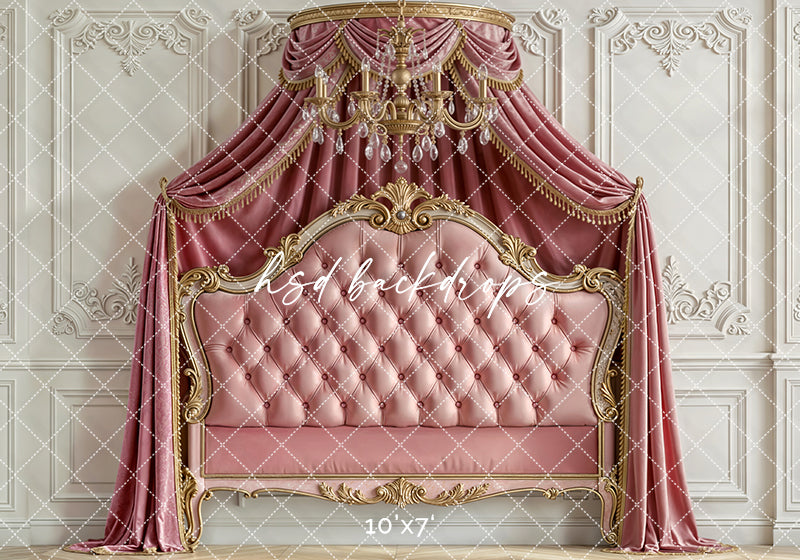Royal Rose Canopy – Princess Headboard Backdrop