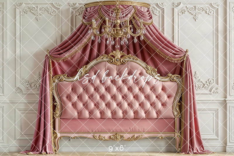 Royal Rose Canopy – Princess Headboard Backdrop