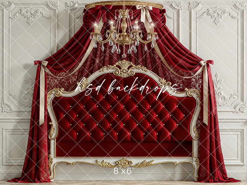 Scarlet Regal Canopy – Luxe Princess Room Backdrop