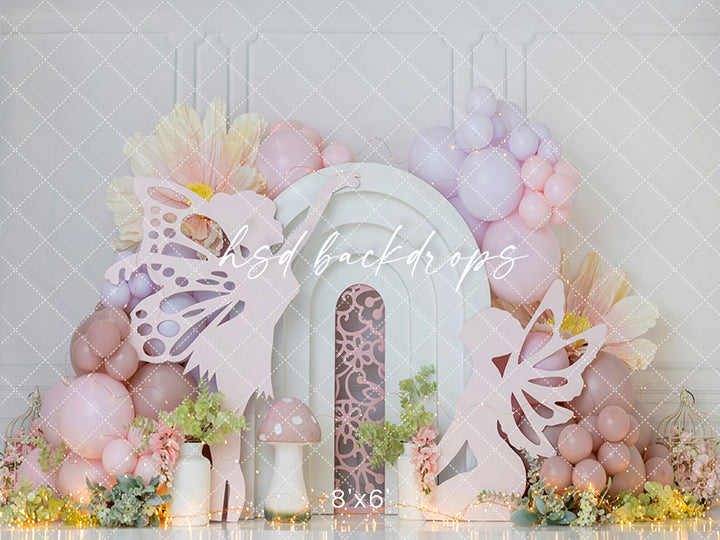 Fairy Wishes Garden – Pastel Arch Backdrop