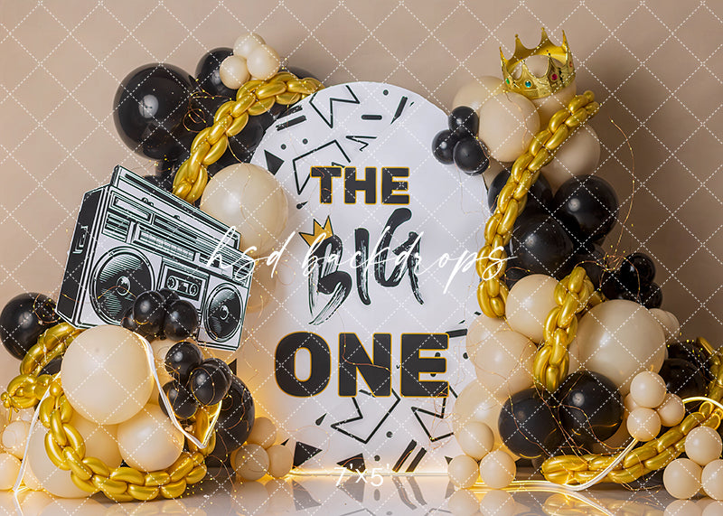 The Big One Boys Cake Smash Photography Backdrop – Hip Hop First Birthday Portrait Scene | HSD Backdrops