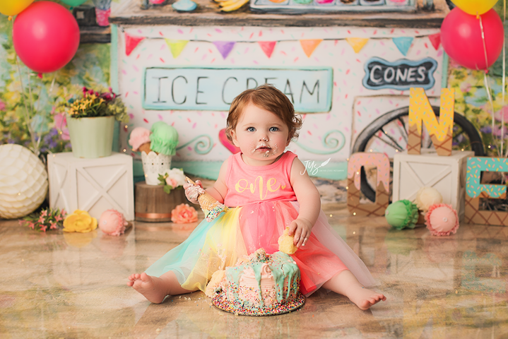 Ice Cream Cart - HSD Photography Backdrops 