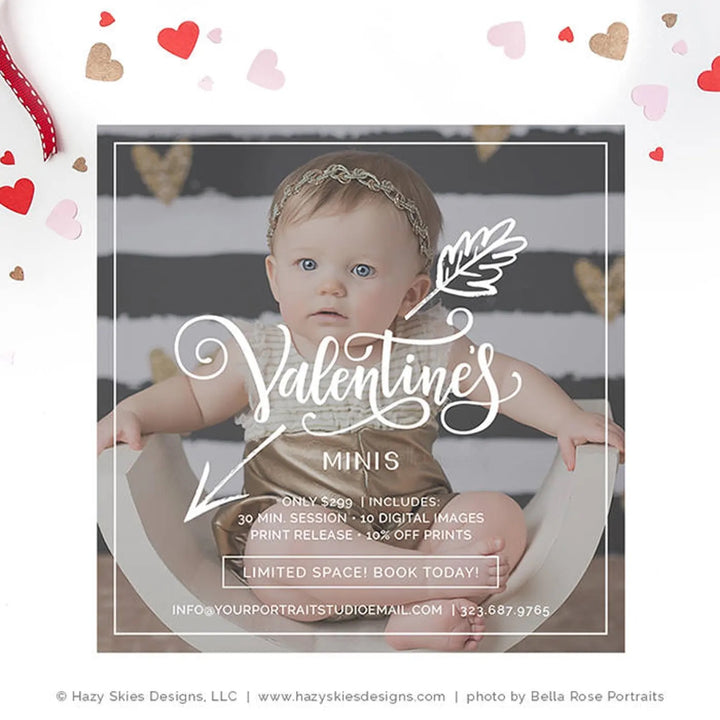 Free Mini Session Template for Valentine's Day - HSD Photography Backdrops 