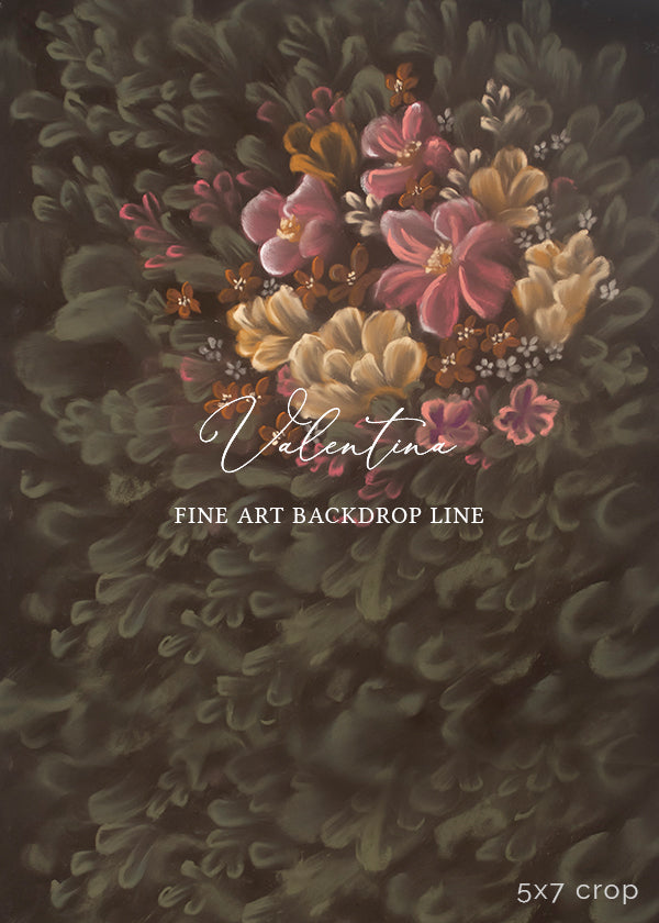 Hsd Backdrops Floral Painted Fine Art Photography Backdrop for Fall Valentina – HSD ...